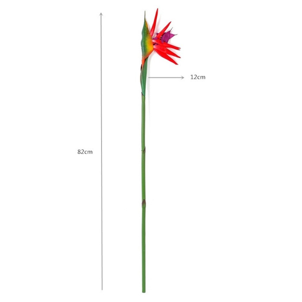 Bird Paradise Strelitzia - زهور ستريليتزيا اصطناعية طويلة الساق تشبه