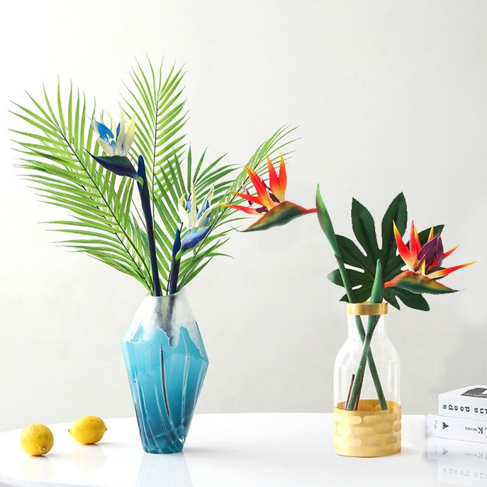 زهور ستريليتزيا اصطناعية طويلة - مراجعة Bird Paradise Strelitzia وسعره