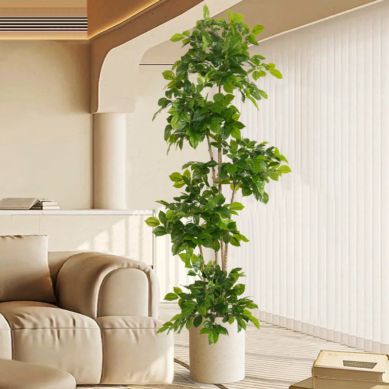 2-78in نباتات وهمية كبيرة الاص - مراجعة Ficus Lyrata Tree وسعره