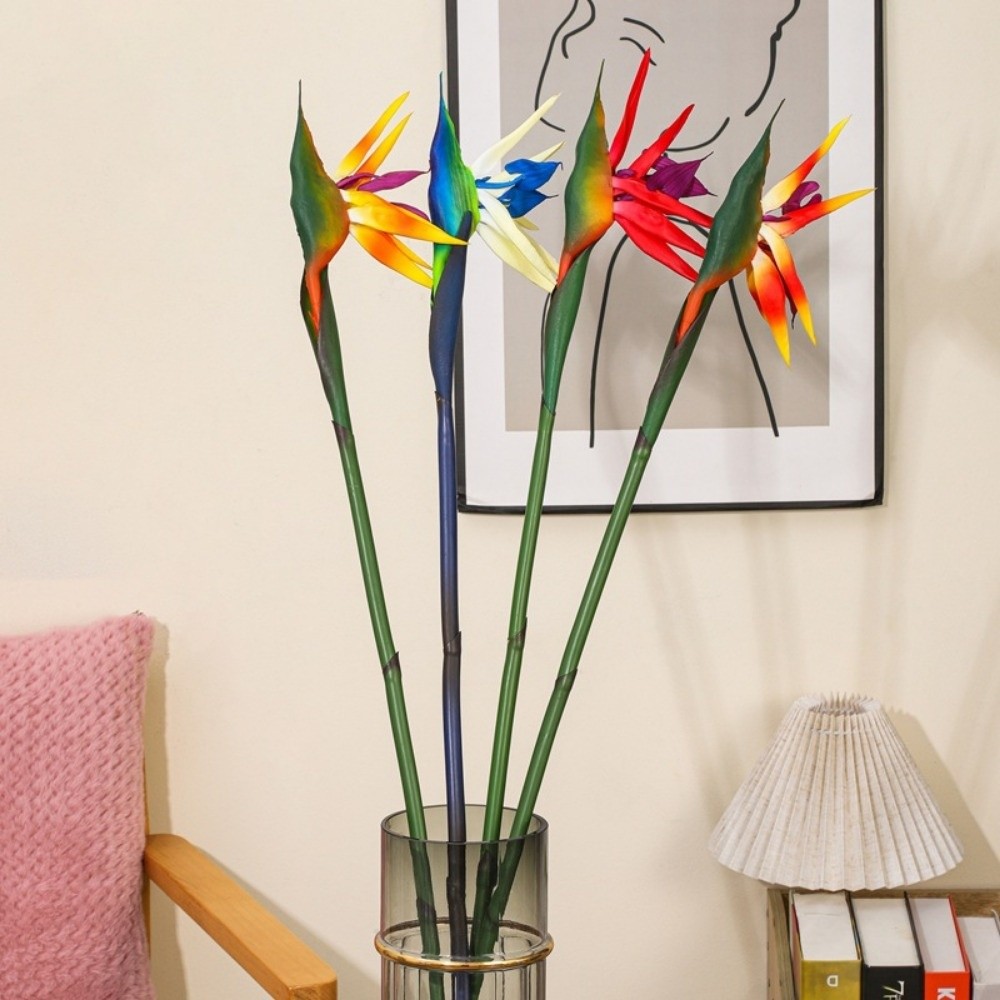 زهور طائر الجنة الاصطناعية طوي - مراجعة Bird Paradise Strelitzia وسعره
